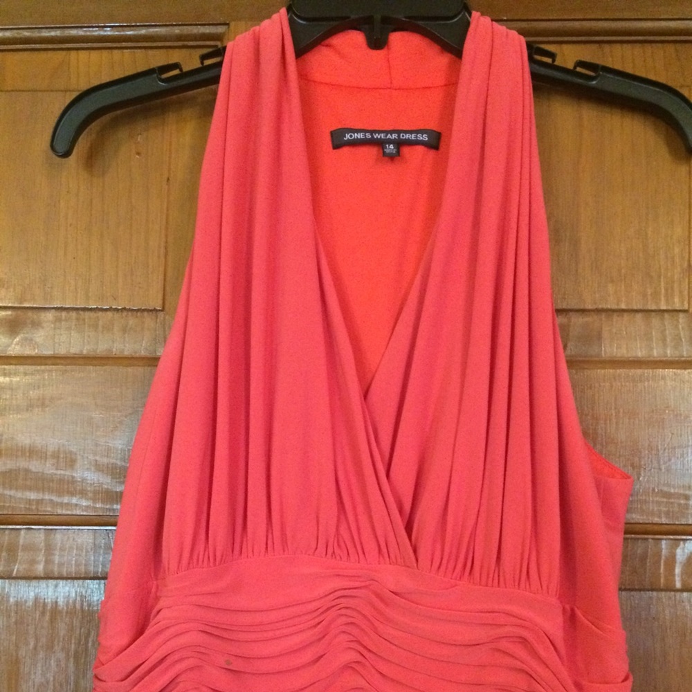 JUST REDUCED!EUC, Beautiful Coral Dress, Very Sexy